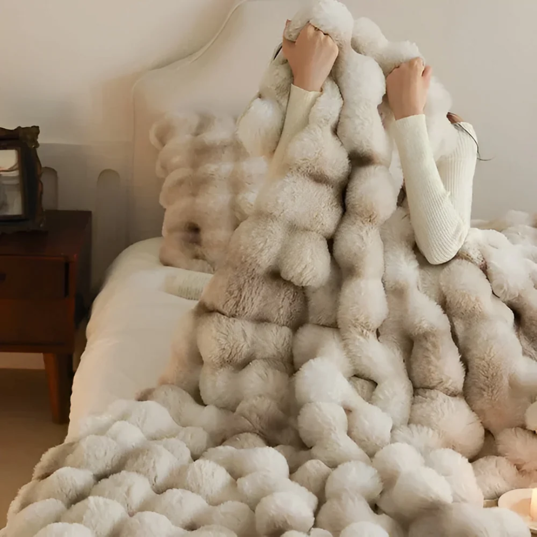 Soft Lightweight Blanket in Modern Design for Home or Travel - view 3