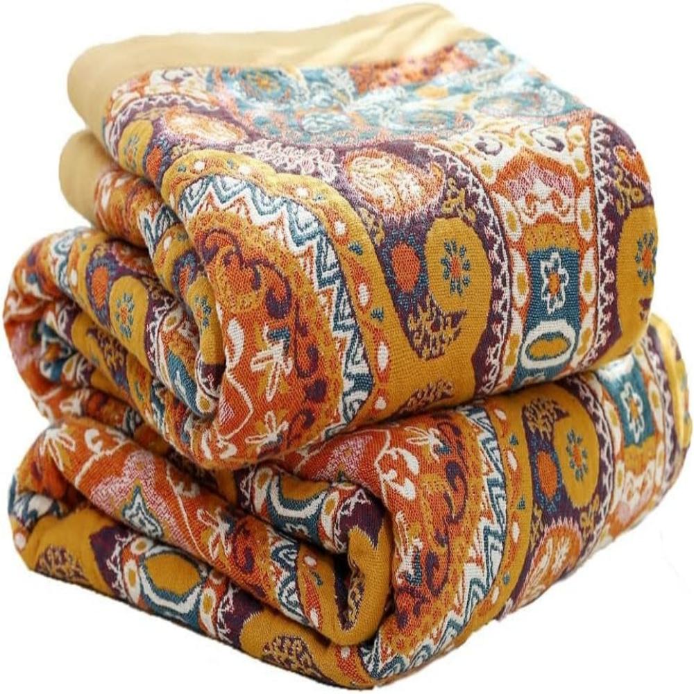 Reversible Cooling Throw – Boho Style for Bedroom or Living Room - view 4