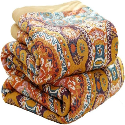 Reversible Cooling Throw – Boho Style for Bedroom or Living Room - view 4