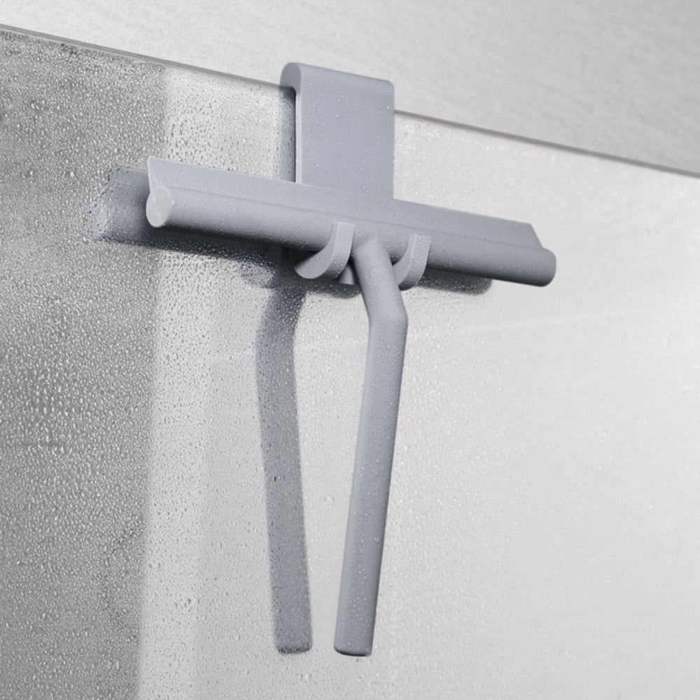 Modern Window and Mirror Cleaner with Slim Black Handle - view 2