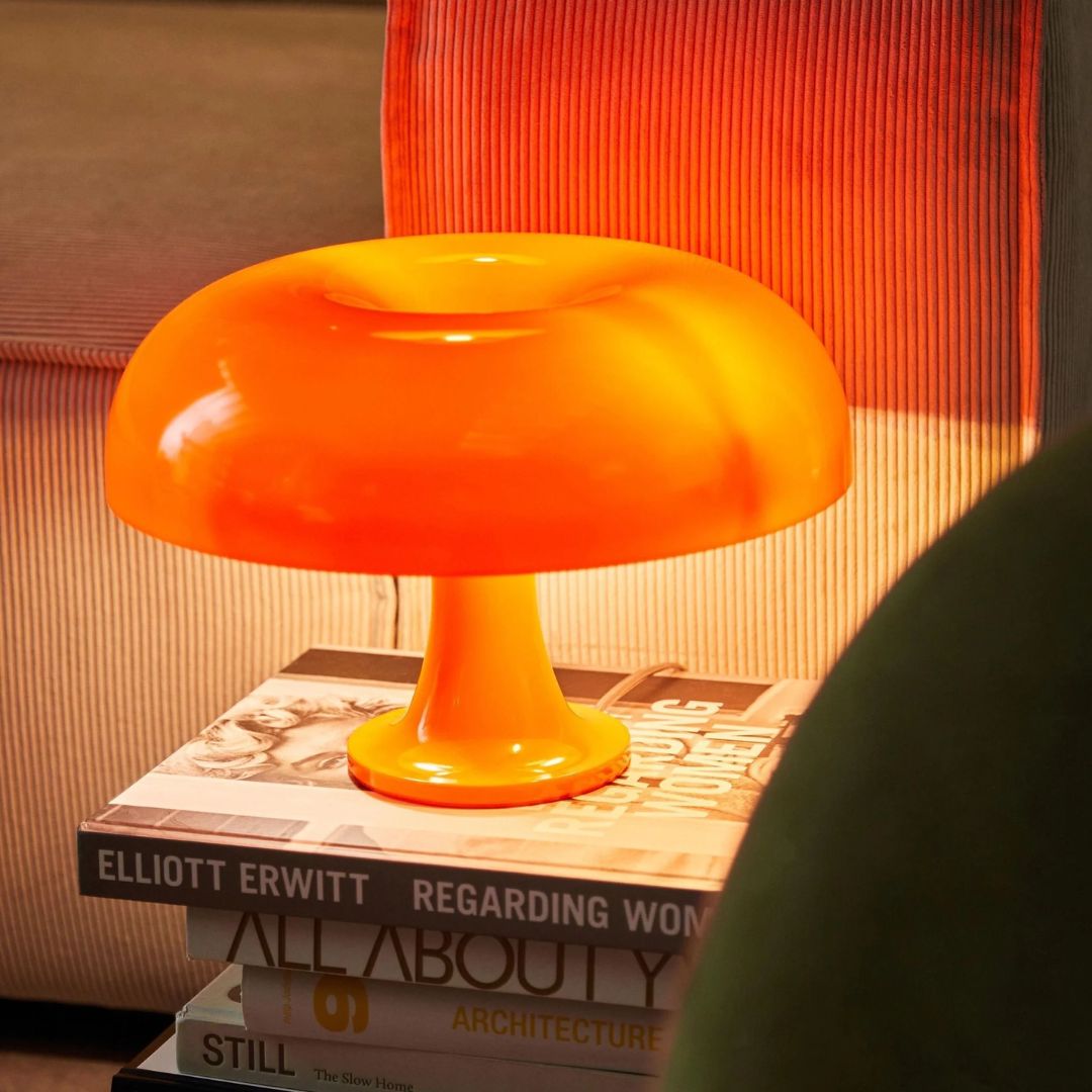 Dimmable Retro Mushroom Table Lamp for Living Room or Bedroom - view 3