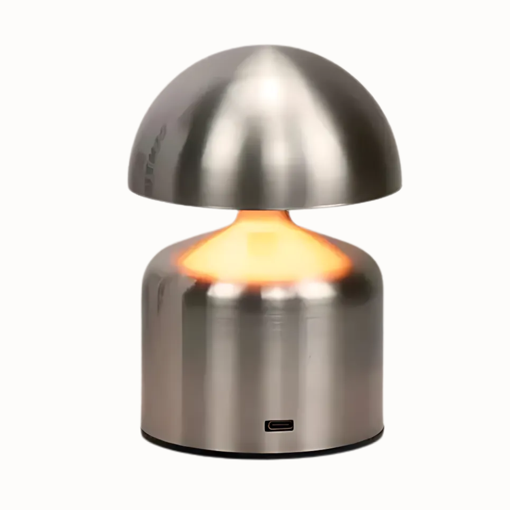 Rechargeable Retro Mushroom Table Lamp – Dimmable Touch Control - view 17