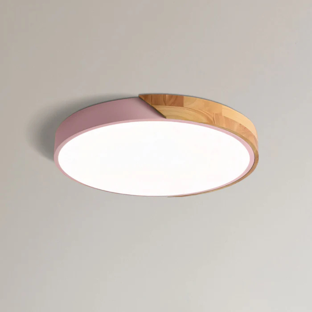 Scandinavian LED Ceiling Lamp – Warm Natural Look, Modern Style - view 16