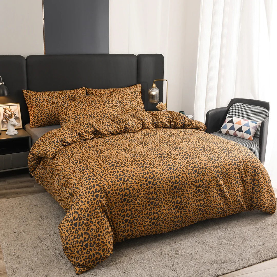 Abstract Pattern Duvet Cover Set in Multiple Colors - view 4