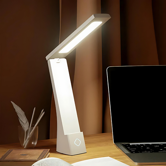 Foldable LED Desk Lamp – Touch Control, Black and White Design - view 2