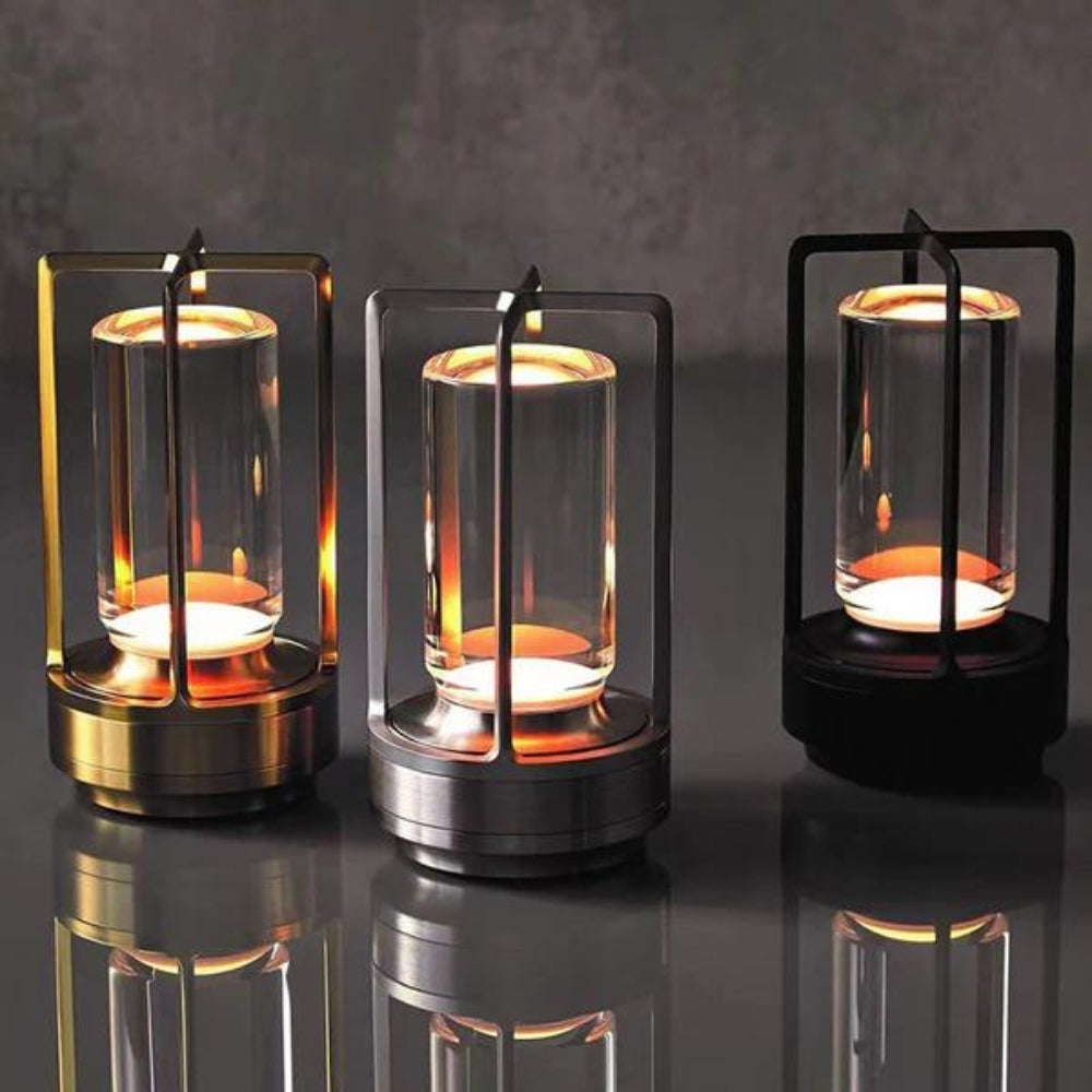 Wireless Table Lamp – Black Minimalist Design, Indoor and Outdoor - view 4