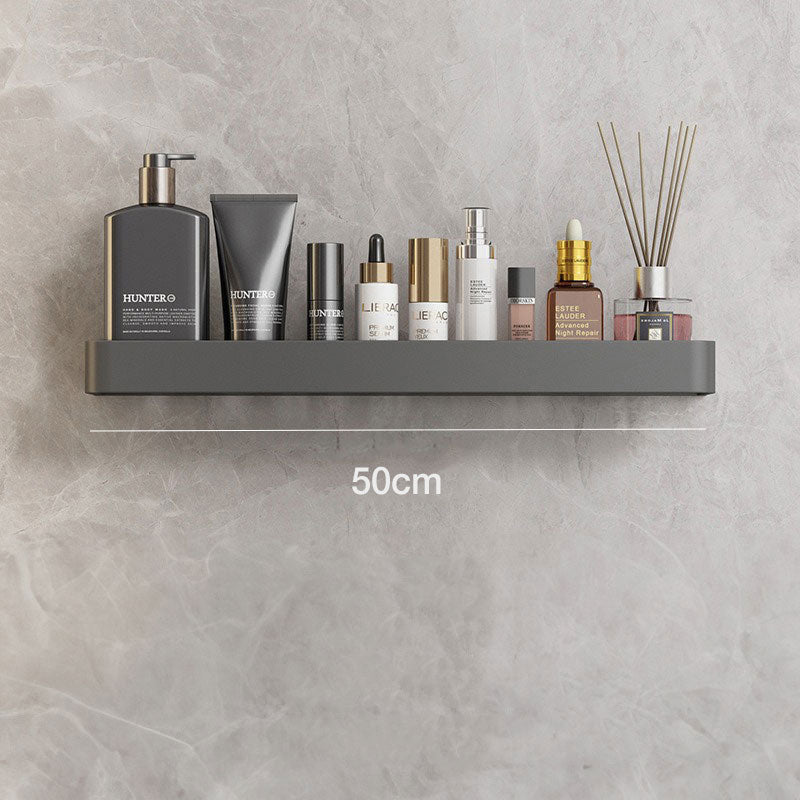 Water-Resistant Bathroom Wall Shelf with Towel Rack - view 3