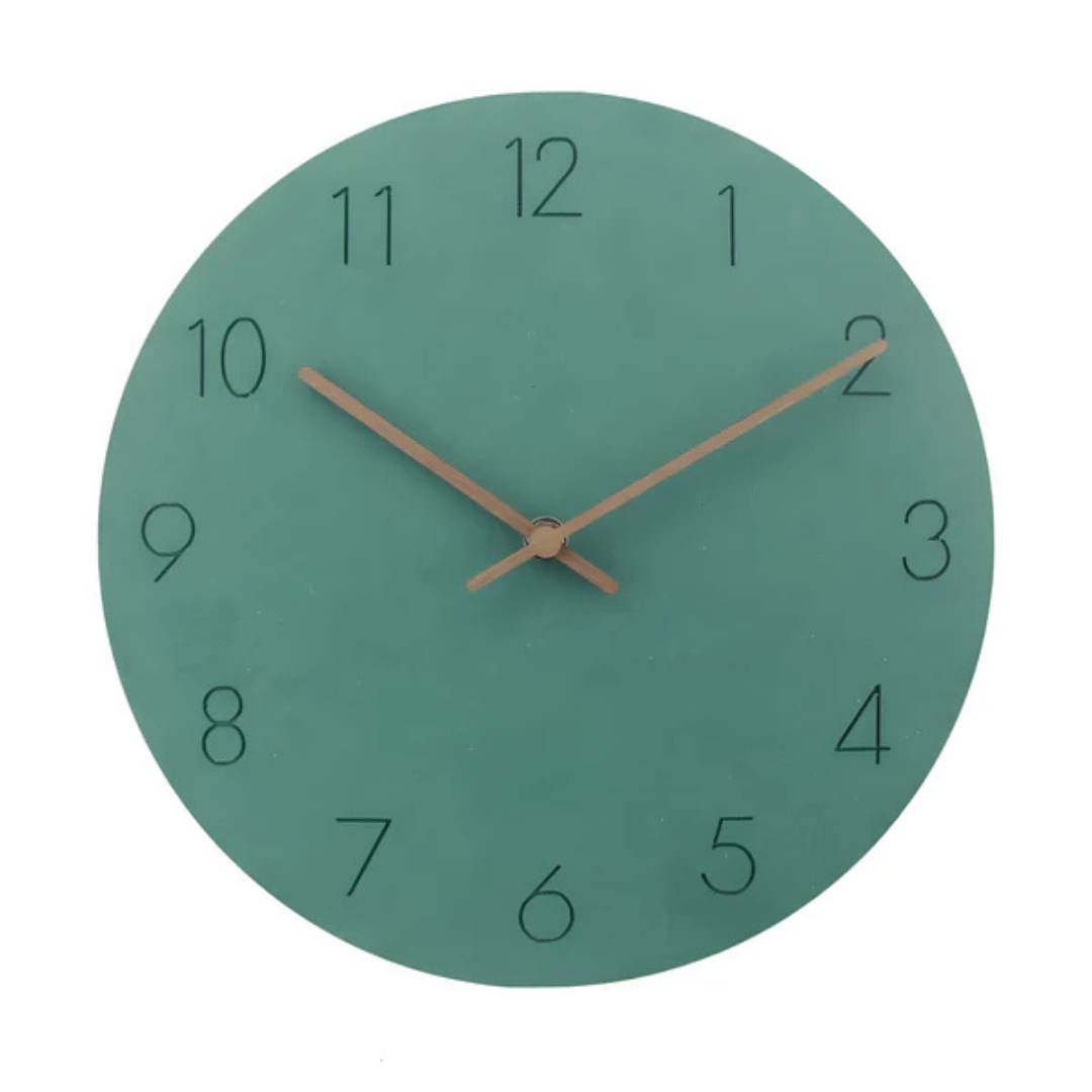 Trævægur – 29 cm Minimalist Wood Wall Clock for Living Room or Bedroom – view 4