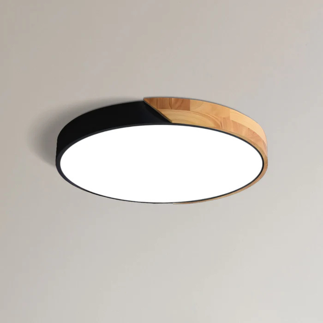 Scandinavian LED Ceiling Lamp – Warm Natural Look, Modern Style - view 15