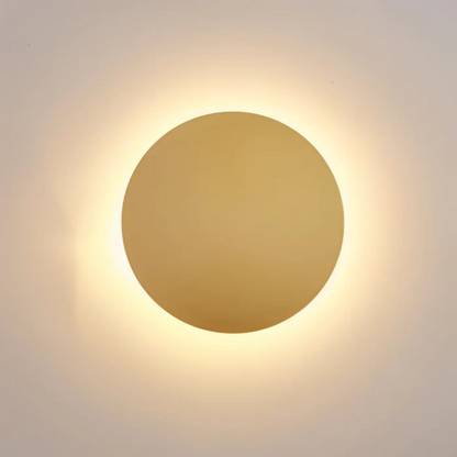 Round LED Wall Lamp in Black, Gold, or White – Modern Lighting - view 6