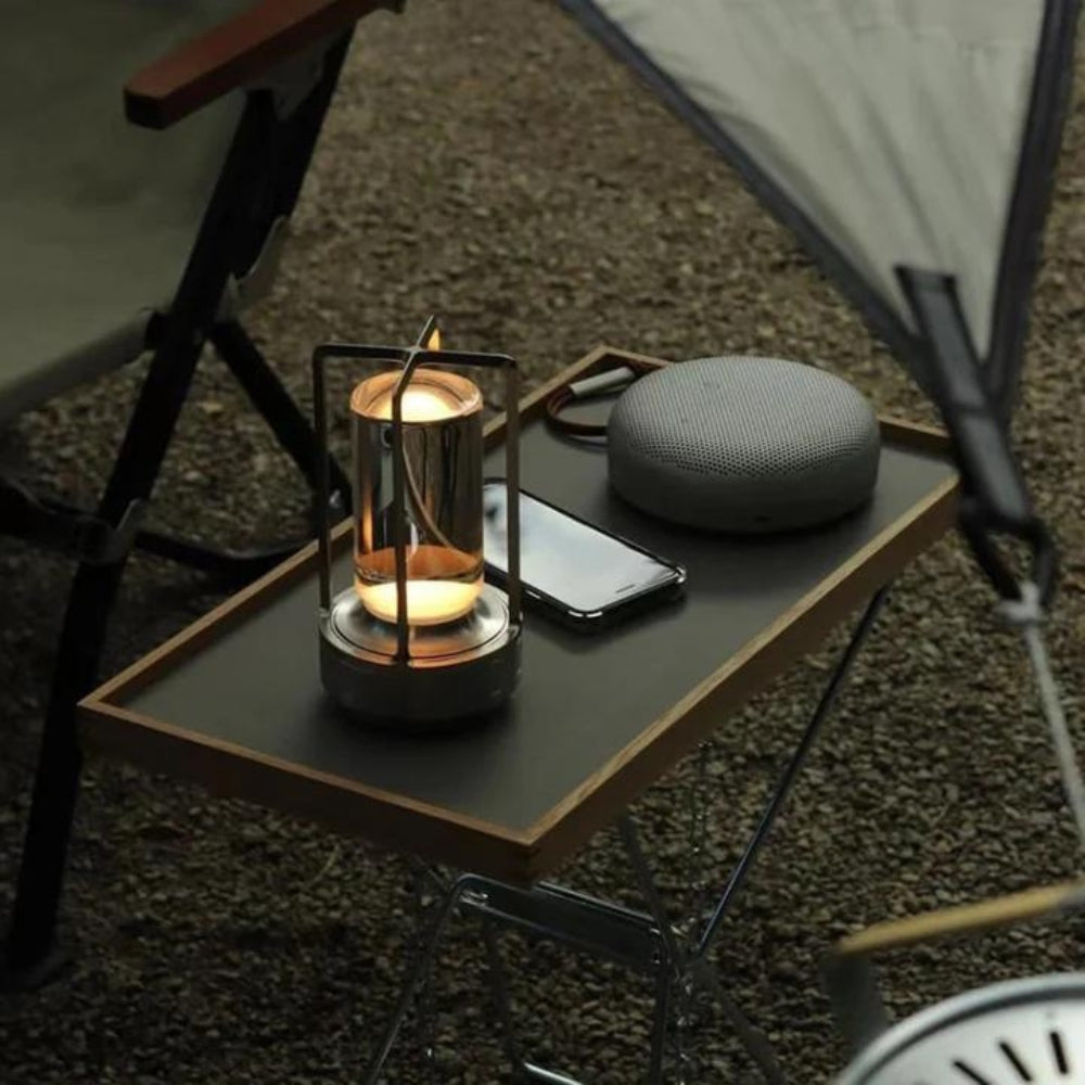 Wireless Table Lamp – Black Minimalist Design, Indoor and Outdoor - view 6
