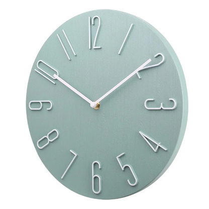 Black and White Modern Wall Clock for Living or Dining Room - view 4