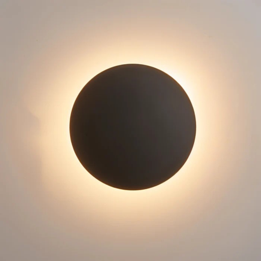 Round LED Wall Lamp in Black, Gold, or White – Modern Lighting - view 5