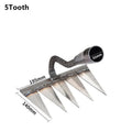 Stainless Steel Weed Remover with Ergonomic Handle for Easy Gardening