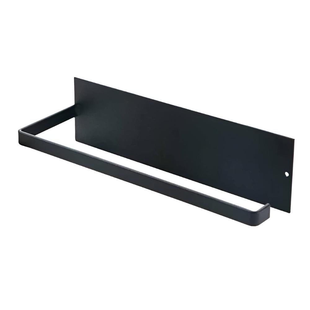 Adhesive Black Paper Towel Holder for Kitchen and Bathroom - view 9