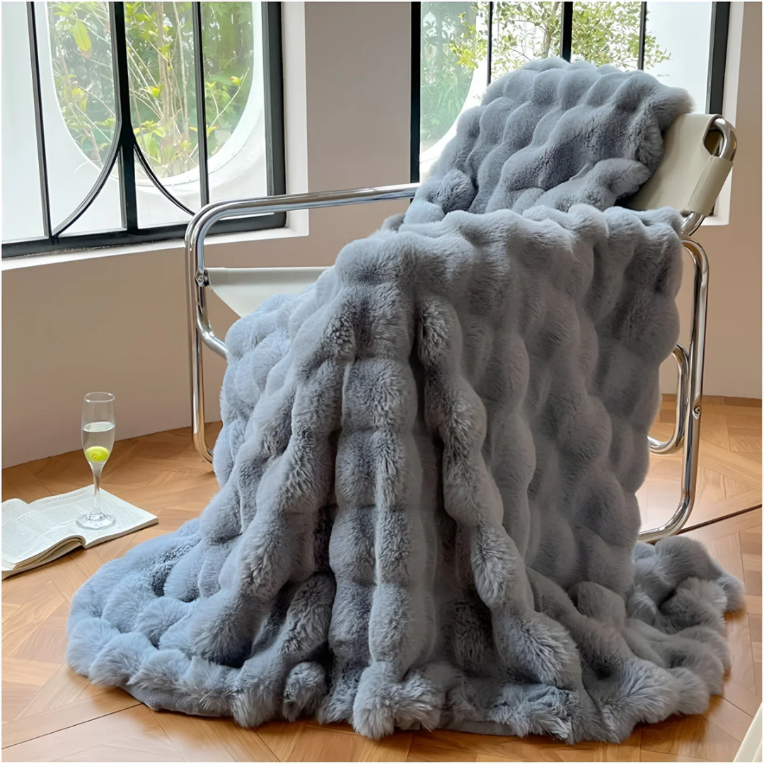 Soft Lightweight Blanket in Modern Design for Home or Travel - view 4