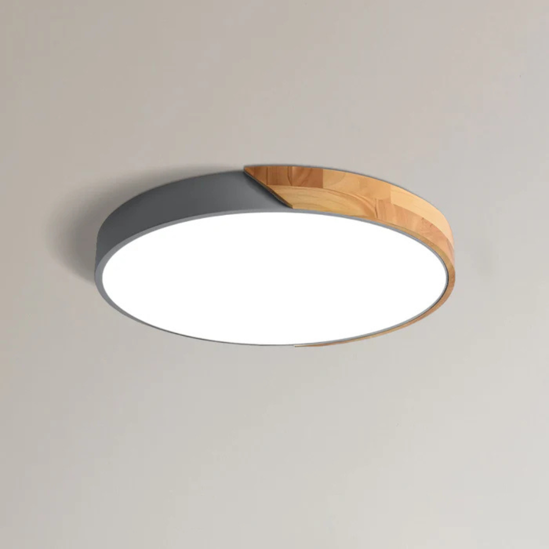 Scandinavian LED Ceiling Lamp – Warm Natural Look, Modern Style - view 20