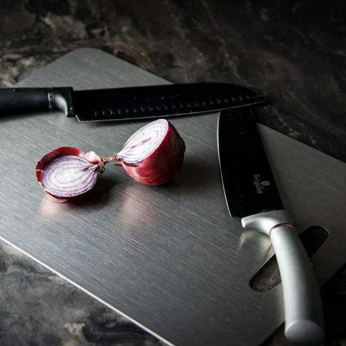 Silver Antibacterial Cutting Board, Knife-Friendly Design - view 6