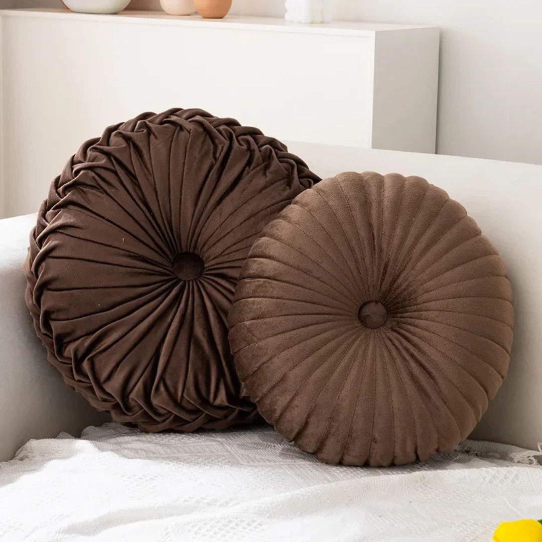 Fluffy Cream Polyester Decorative Cushion for Living Room or Bedroom – view 5
