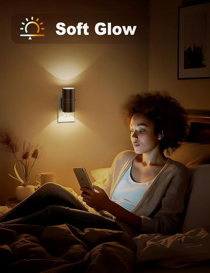 Dimmable LED Night Light with Twilight Sensor – White - view 6