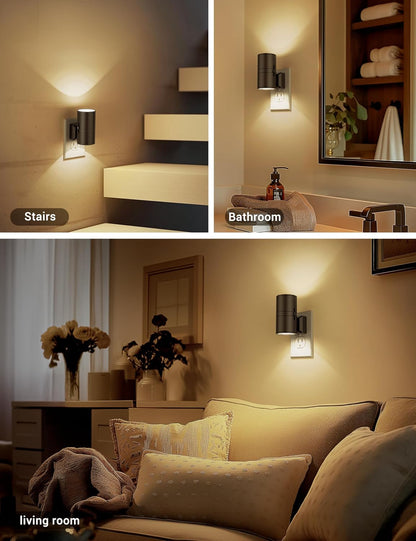 Dimmable LED Night Light with Twilight Sensor – White - view 4