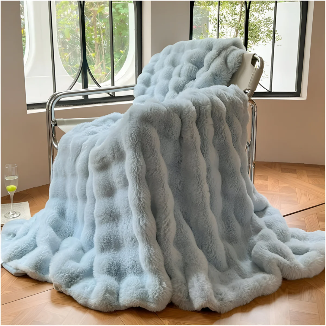 Soft Lightweight Blanket in Modern Design for Home or Travel - view 5