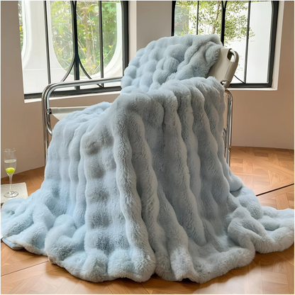 Soft Lightweight Blanket in Modern Design for Home or Travel - view 5