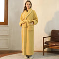 Sherpa Bathrobe - Coral Fleece, Unisex with Pockets for Home Use – view 9