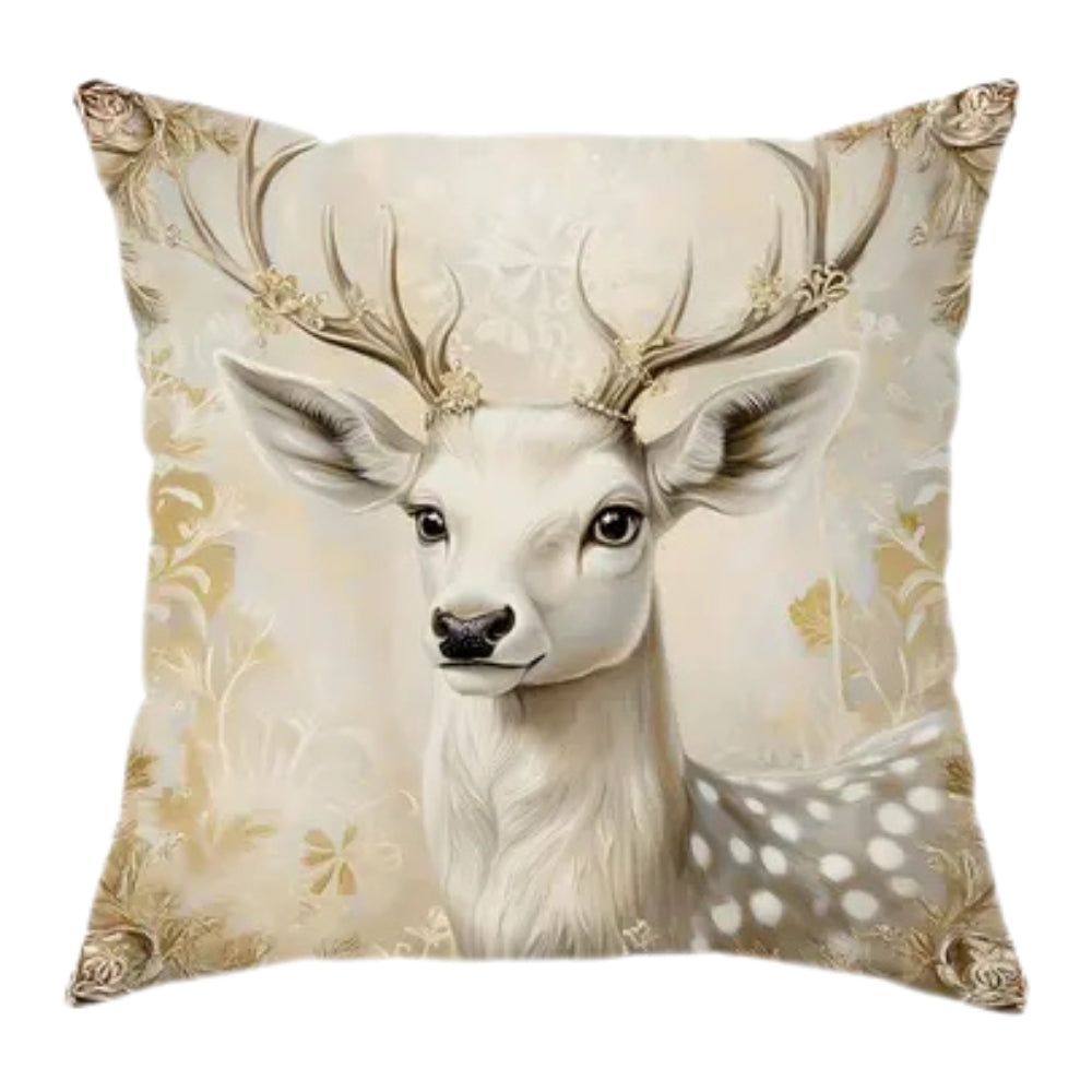 Jule Golden Velvet Cushion Cover with Vintage Design for Home Decor – view 5