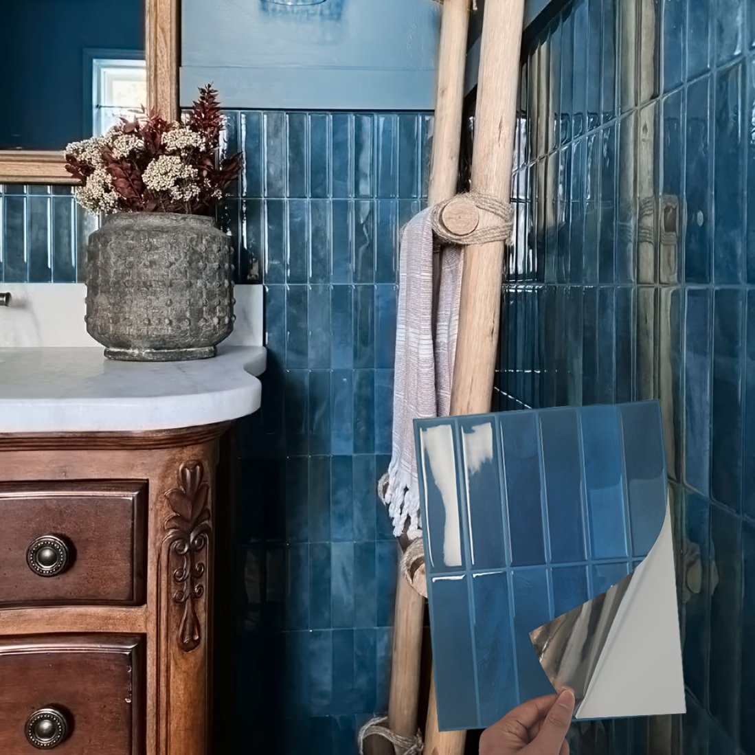 3D Waterproof Wall Tiles for Kitchen or Bathroom Backsplash - view 7