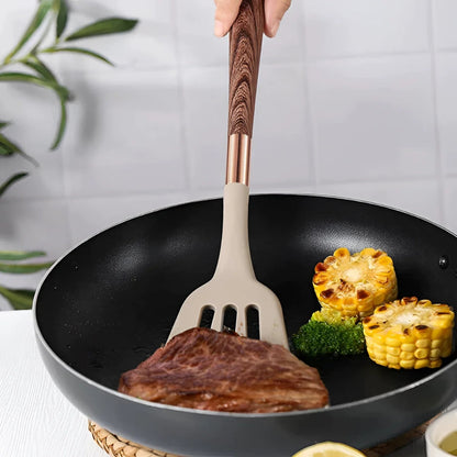 10-Piece Heat-Resistant Cooking Utensil Set with Ergonomic Handles - view 3
