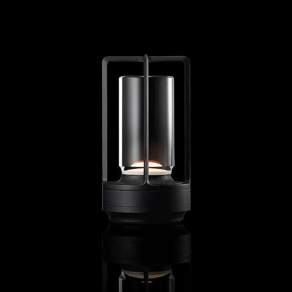 Wireless Table Lamp – Black Minimalist Design, Indoor and Outdoor - view 3