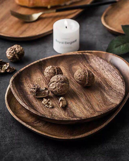 Rustic Serving Board Set in Natural Tones for Kitchen or Table - view 16