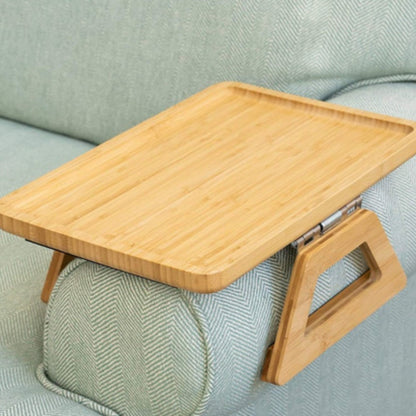 Adjustable Clip-On Armrest Table for Snacks and Laptop - view 4