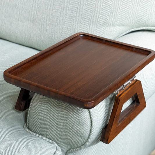Adjustable Clip-On Armrest Table for Snacks and Laptop - view 2