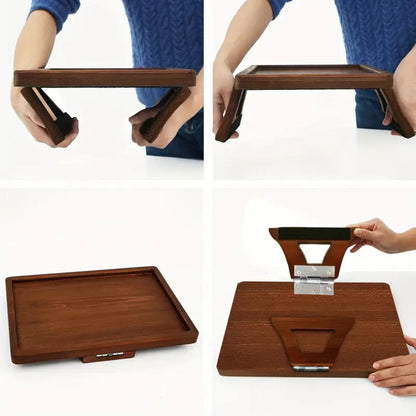 Adjustable Clip-On Armrest Table for Snacks and Laptop - view 8