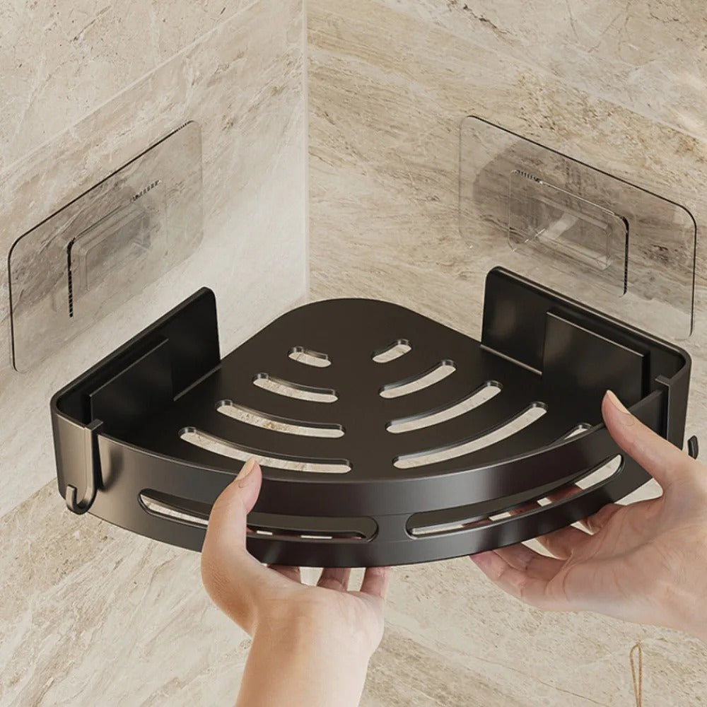 Transparent Shower Shelf - Minimalist No-Drill Bathroom Storage - view 2