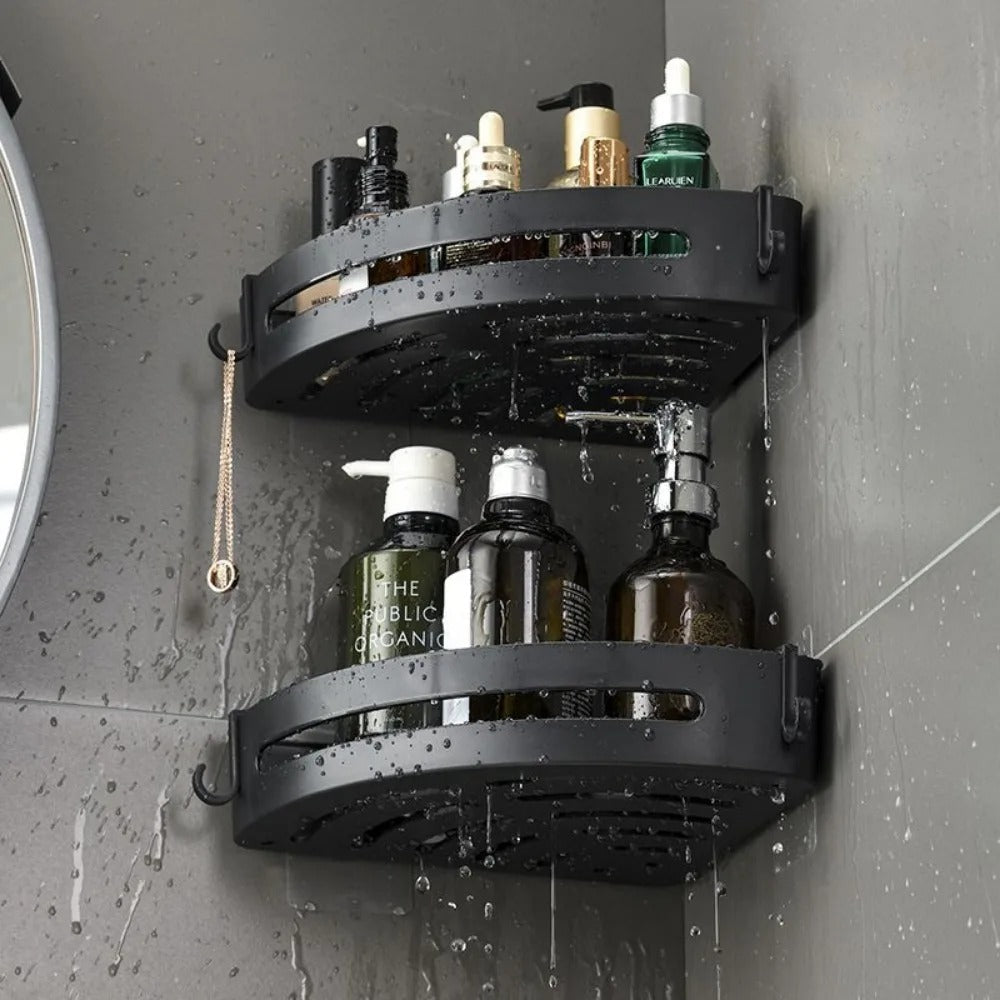 Transparent Shower Shelf - Minimalist No-Drill Bathroom Storage - view 4