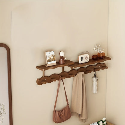 Wall-Mounted Coat Rack with 8 Shelves for Modern Spaces - view 5