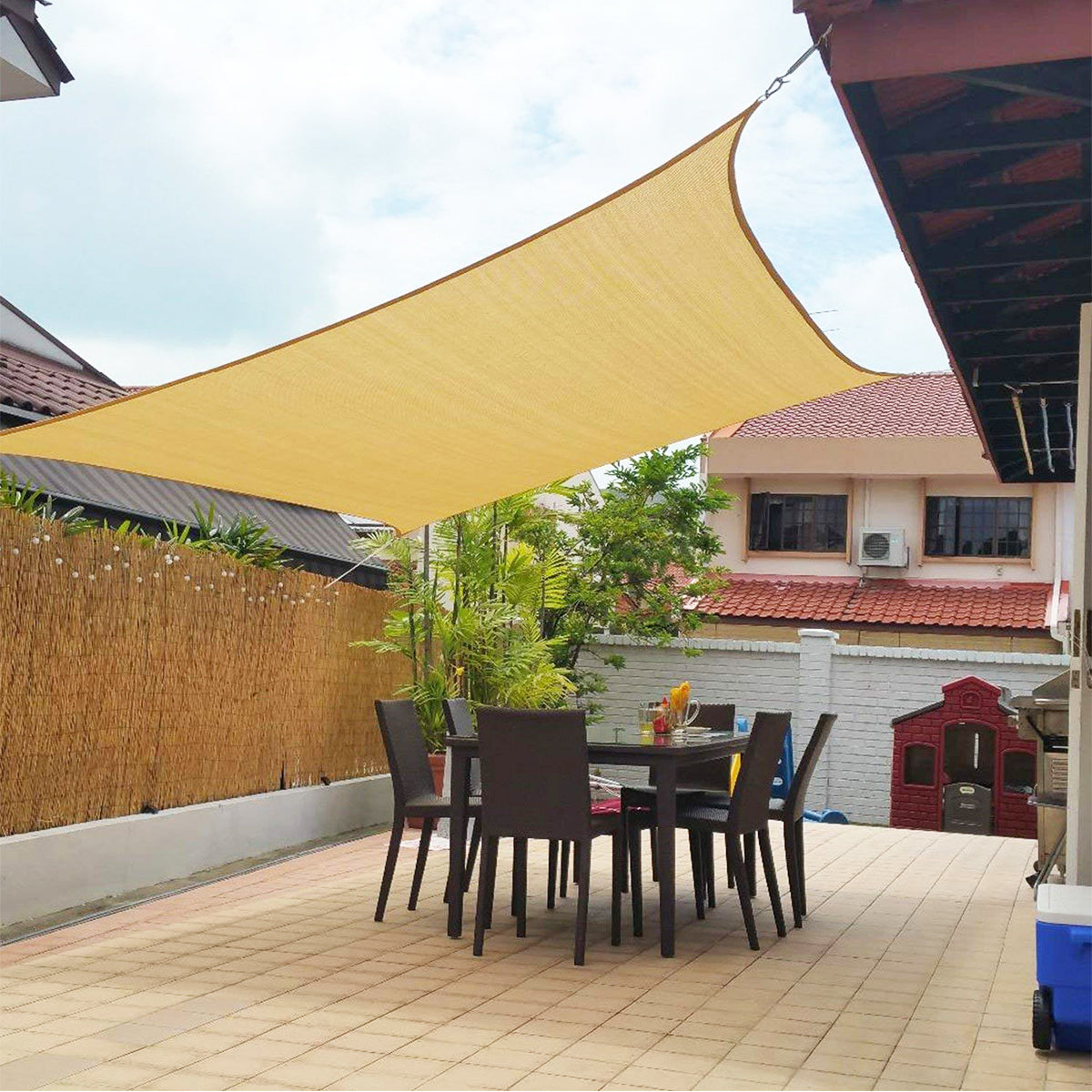 Waterproof Shade Cloth for Balcony – UV Protection & Decorative Design – view 8
