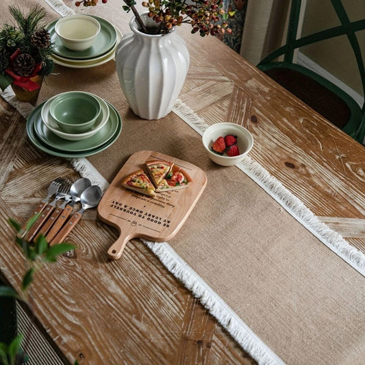 Bohemian Neutral Placemat for Dining Table Decor - view 2