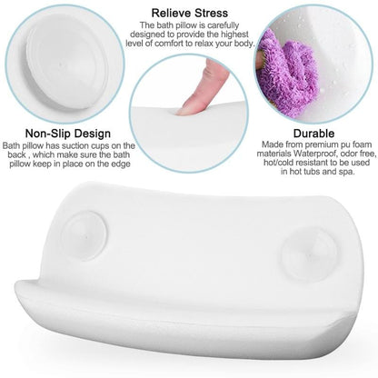 Ergonomic Waterproof Bath Pillow for Ultimate Relaxation - view 6
