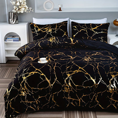 Swirl-Pattern Duvet Cover - Soft and Breathable for the Bedroom - view 2