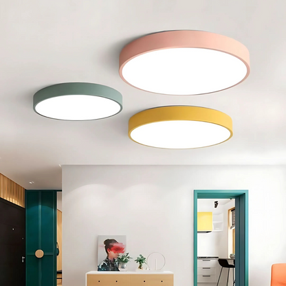 Scandinavian LED Ceiling Lamp – Warm Natural Look, Modern Style - view 2