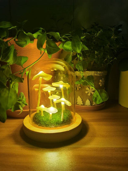 DIY Mushroom Lamp – Creative Table Decor for Living Room or Bedroom - view 8