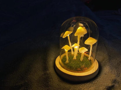 DIY Mushroom Lamp – Creative Table Decor for Living Room or Bedroom - view 11