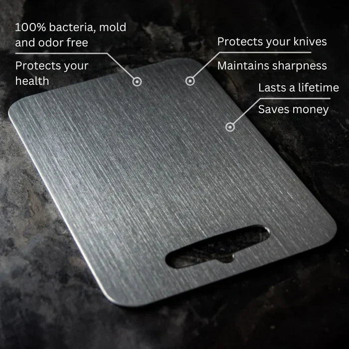 Silver Antibacterial Cutting Board, Knife-Friendly Design - view 2