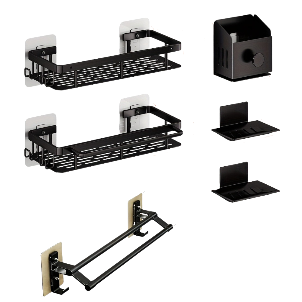 Double-Rod Towel Holder - Modern Bathroom Decor - view 3