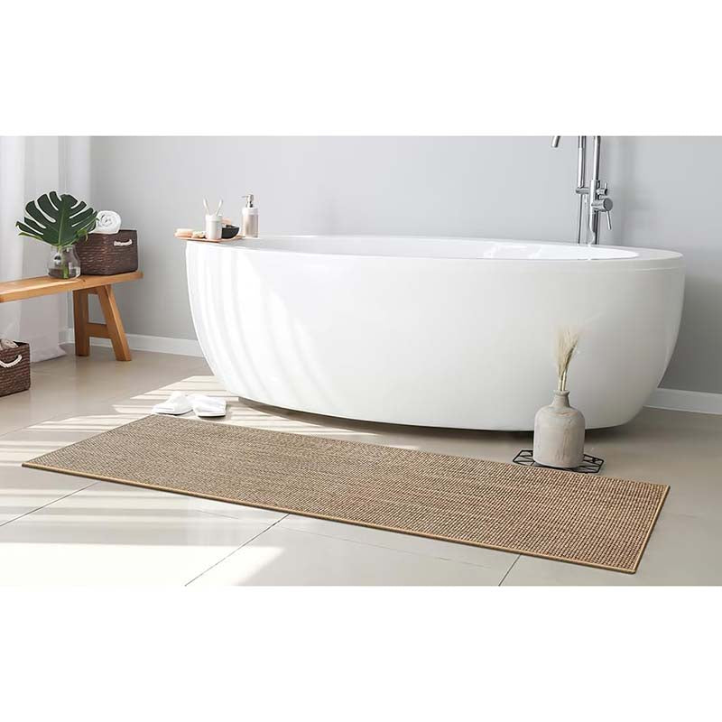 Gray Woven Kitchen Mat - Scandinavian Design, Non-Slip - view 3