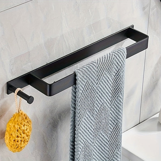 Freestanding Towel Holder with Hooks for Modern Bathrooms - view 2